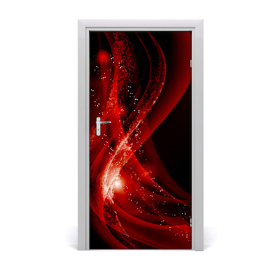 Self-adhesive door sticker Abstract background