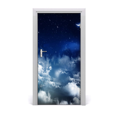 Self-adhesive door wallpaper Starry sky