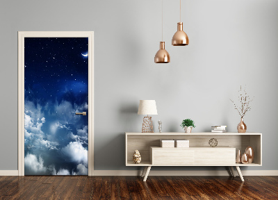 Self-adhesive door wallpaper Starry sky