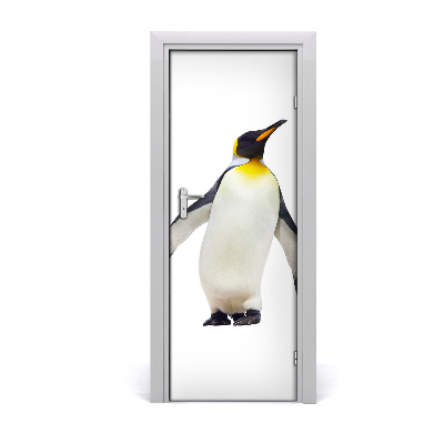 Self-adhesive door sticker Penguin wall