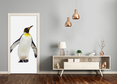 Self-adhesive door sticker Penguin wall