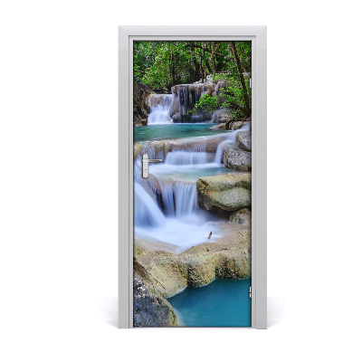 Door wallpaper Waterfall thailand