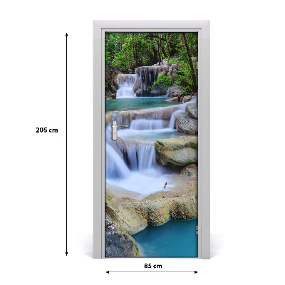 Door wallpaper Waterfall thailand