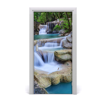 Door wallpaper Waterfall thailand