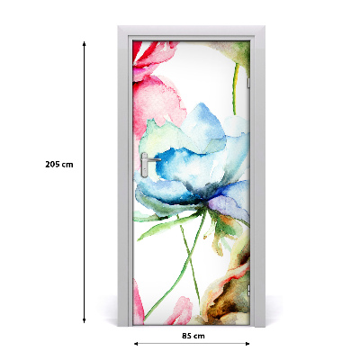 Self-adhesive door wallpaper Maki