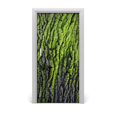 Self-adhesive door sticker Tree bark