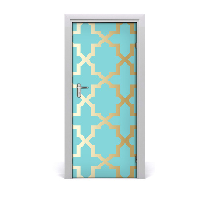 Self-adhesive door sticker Arabic pattern