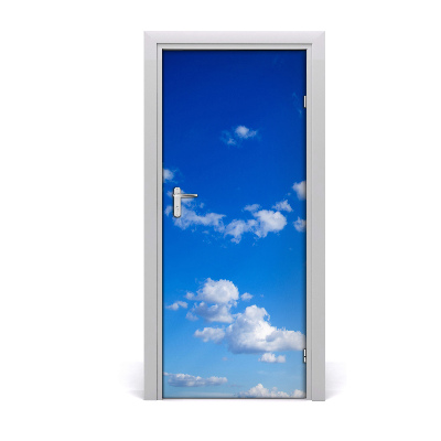 Door wallpaper Clouds in the sky