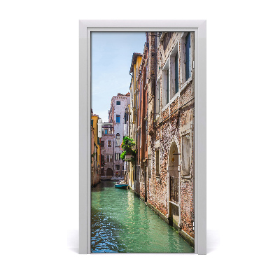 Self-adhesive door wallpaper Venice italy