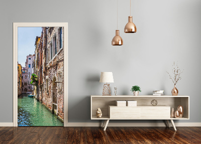 Self-adhesive door wallpaper Venice italy