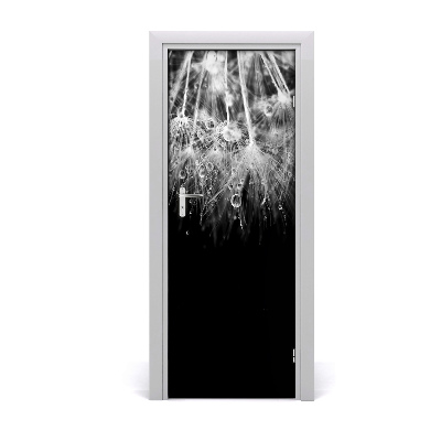 Self-adhesive door sticker Dandelion seeds