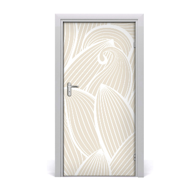 Self-adhesive door veneer Petals of flowers