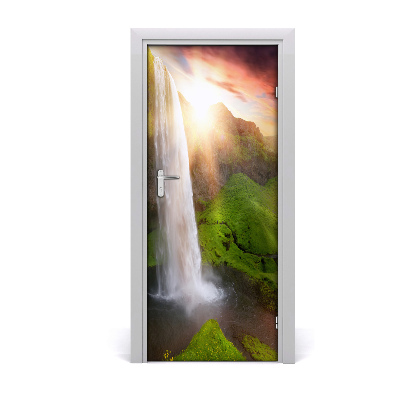 Door wallpaper Landscapes waterfall