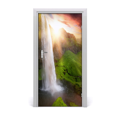 Door wallpaper Landscapes waterfall