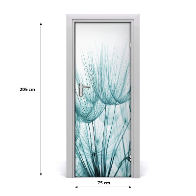 Self-adhesive door sticker Dandelion seeds