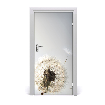 Self-adhesive door sticker Dandelion