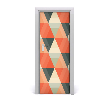 Door wallpaper Geometric background