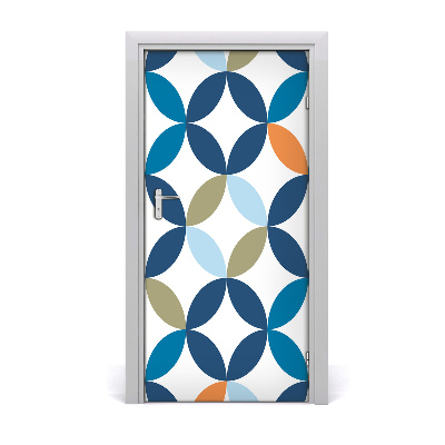 Door wallpaper Geometric background