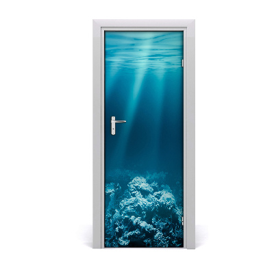 Door wallpaper Underwater world