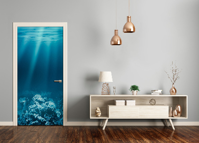 Door wallpaper Underwater world