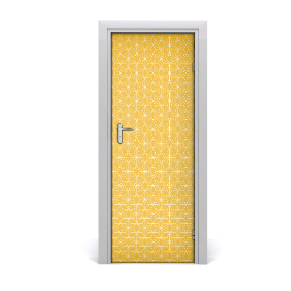 Self-adhesive door sticker The wall of stars