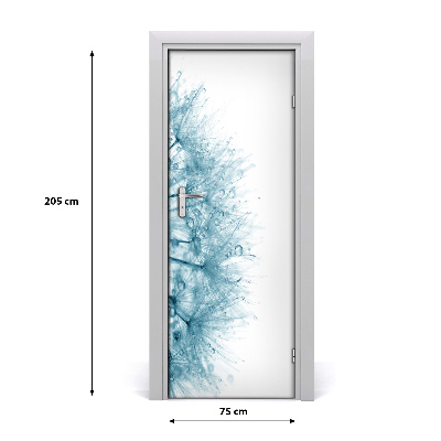 Self-adhesive door sticker Dandelion seeds