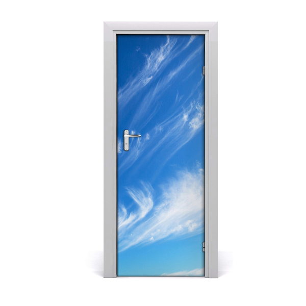 Door wallpaper Clouds in the sky