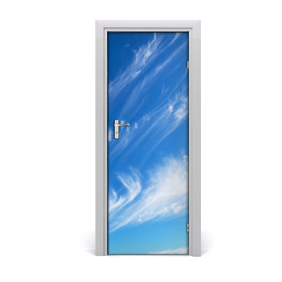 Door wallpaper Clouds in the sky