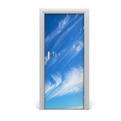 Door wallpaper Clouds in the sky