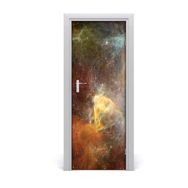 Self-adhesive door wallpaper Cosmos