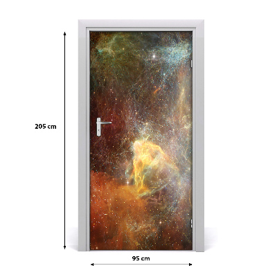 Self-adhesive door wallpaper Cosmos