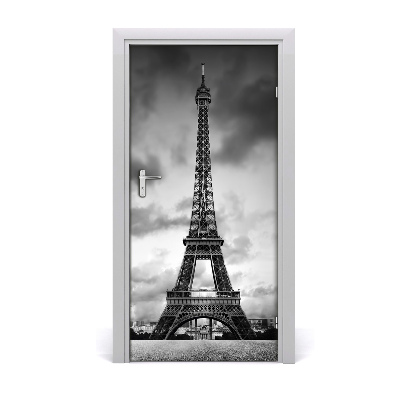 Self-adhesive door wallpaper Eiffel tower