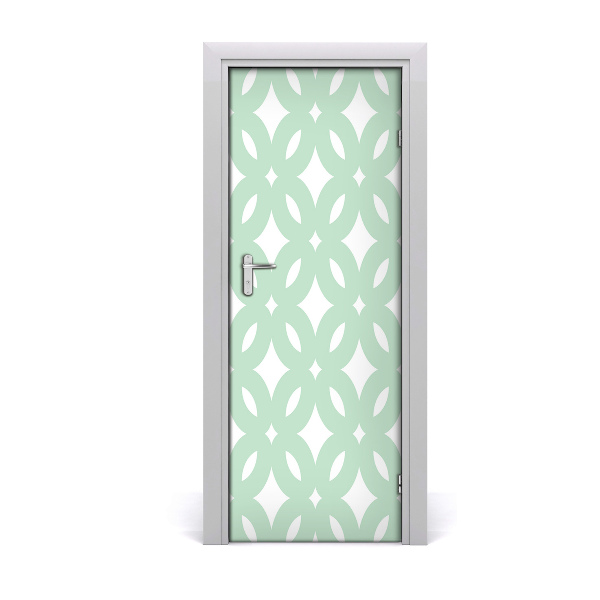 Door wallpaper Geometric background