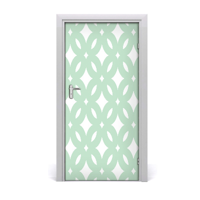 Door wallpaper Geometric background