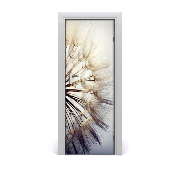 Self-adhesive door sticker Dandelion