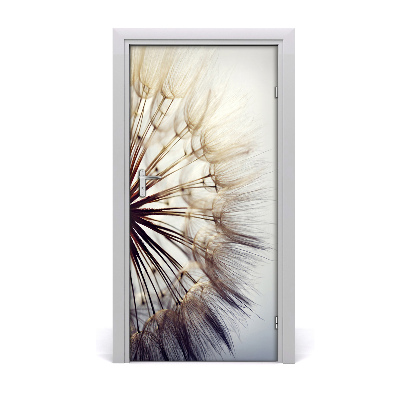Self-adhesive door sticker Dandelion