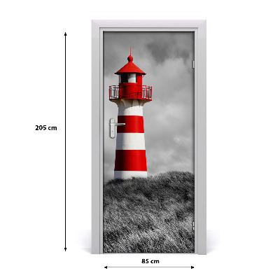 Self-adhesive door wallpaper Lighthouse