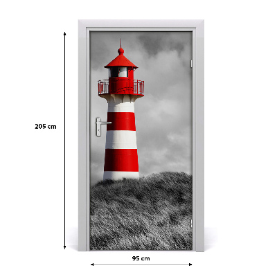 Self-adhesive door wallpaper Lighthouse