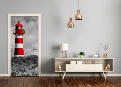 Self-adhesive door wallpaper Lighthouse