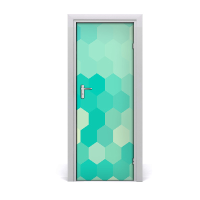 Door wallpaper Geometric background