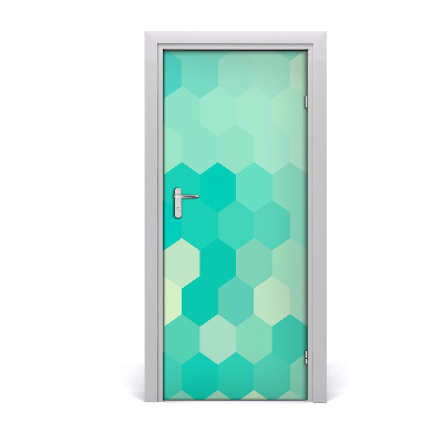 Door wallpaper Geometric background