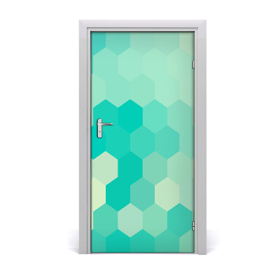 Door wallpaper Geometric background