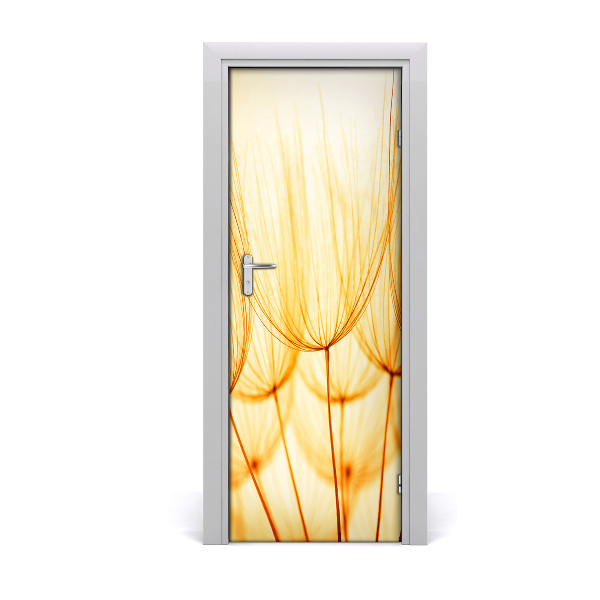 Self-adhesive door sticker Dandelion seeds