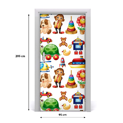 Self-adhesive door sticker Wall toys