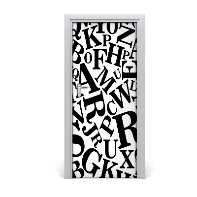 Door wallpaper Home alphabet