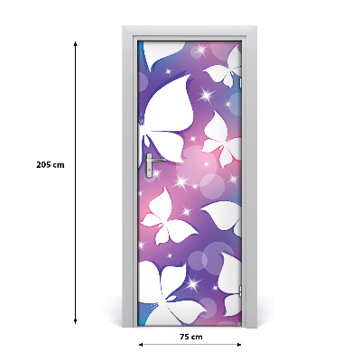 Self-adhesive door sticker Wall butterflies