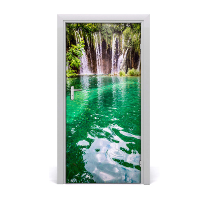 Door wallpaper Plitvice lakes