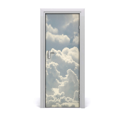 Door wallpaper Landscapes of clouds