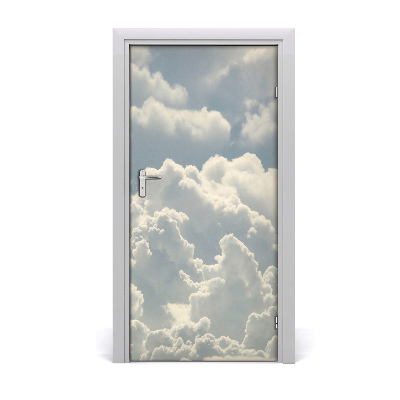 Door wallpaper Landscapes of clouds