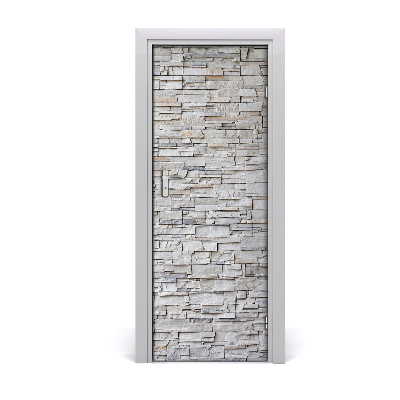 Door wallpaper A stone wall